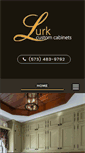 Mobile Screenshot of lurkcustomcabinets.com